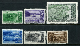 Russia 1949  Mi  1385-90  MNH** - Unused Stamps