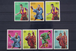 Bhutan, MiNr. 31-37 B, Postfrisch - Bhutan