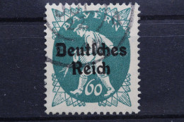 Deutsches Reich, MiNr. 126 PLF I, Gestempelt, BPP Kurzbefund - Abarten & Kuriositäten