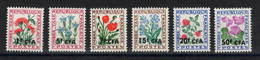 Reunion - Taxe YV 48 à 53 N** MNH Luxe , Fleurs - Segnatasse