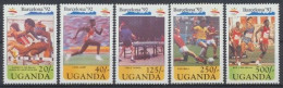 Uganda, MiNr. 883-887, Postfrisch - Uganda (1962-...)