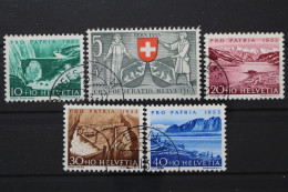 Schweiz, MiNr. 580-584, Gestempelt - Ungebraucht