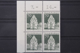 Deutschland, MiNr. 497 Viererblock, Ecke Links Oben, Postfrisch - Altri & Non Classificati