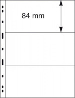 Lindner UNIPLATE Blätter Schwarz Mit 3 Streifen 073 (5er Pack) Neu ( - Altri & Non Classificati