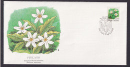 Finnland Europa Flora Pflanzen Blumen Anemone Schöner Künstler Brief - Aland