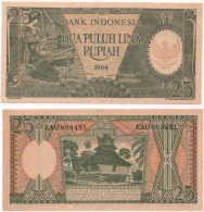 Indonesia 25 Rupiah 1964  P-95 UNC - Indonesien