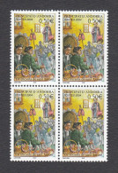 Andorra 2004 - Yvert: 591, 592, 593, 595, 596  - Bloques De 4 -  ** MNH - Ungebraucht