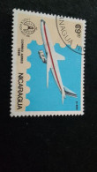 NİARAGUA-1970-80     9  CORD  DAMGALI - Nicaragua