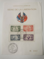 Feuille, Série Libération Luxembourg - 1940-1944 Occupazione Tedesca