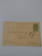 Entier Postaux, Oblitéré Argenteau Et IZEL 1904 - Postcards 1909-1934