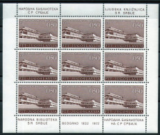 YUGOSLAVIA 1972 - The 140th Anniversary Of The Serbian National Library SS MNH - Ongebruikt