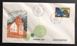 NORWAY, Uncirculated FDC, « EUROPA CEPT », 1967 - 1967