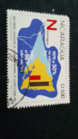 NİARAGUA-1970-80    6.00   CORD  DAMGALI - Nicaragua