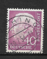 ALLEMAGNE  FÉDÉRALE N°  71  "  HEUSS " - Used Stamps