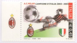 2004 Italia 2804 Milan Campione Bf Milan Mnh** - 2001-10:  Nuevos