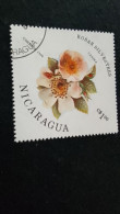 NİARAGUA-1970-80    1.00   CORD  DAMGALI - Nicaragua