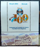 C 2542 Brazil Depersonalized Stamp Gremio Football 2003 Vignette Inf - Personalized Stamps