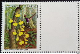 C 2541 Brazil Depersonalized Stamp Atlantic Forest 2003 White Vignette - Gepersonaliseerde Postzegels
