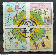 C 2534 Brazil Stamp Street Play Pipa Bete Bambole Pula Cord 2003 CBC PE - Ungebraucht