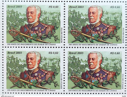 C 2530 Brazil Stamp Duque De Caxias Military 2003 Block Of 4 - Ungebraucht