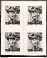 Brazil Regular Stamp 828 Missing Work Portinari 2003 Cangaceiro Block Of 4 - Nuovi