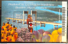 B 134 Brazil Stamp Brazilian Export Products Carranca Grape Fruit 2003 - Nuovi