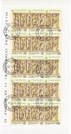 1993 VATICANO Minifoglio USATO Riproduzione Del Bassorilievo Del Sarcofago - Blocks & Sheetlets & Panes