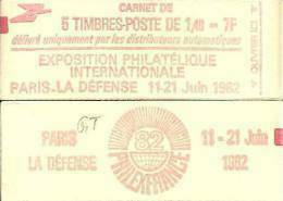 CARNET 2102-C 2a Sabine De Gandon "PHILEXFRANCE 82" Fermé Bas Prix Parfait état RARE - Modern : 1959-…