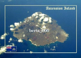 Ascension Island Aerial View New Postcard - Isla Ascensión