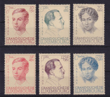 Luxemburg 1939 Großherzogliche Familie Mi.-Nr. 333-338 Postfrisch ** - Sonstige & Ohne Zuordnung