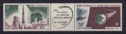 Französische Antarktis 1966 Erster Französischer Satellit Mi.-Nr. 33-34 **  - Autres & Non Classés