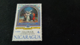 NİARAGUA-1970-80    4   C DAMGASIZ - Nicaragua