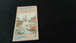 NİARAGUA-1970-80    5   C DAMGASIZ - Nicaragua