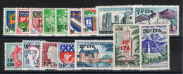 PROMOTION - Réunion CFA - YV 342 à 352A N** MNH Luxe Complète , Cote 36,50 Euros - Ongebruikt