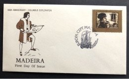 PORTUGAL MADEIRA, Uncirculated FDC, « Europa Cept », « COLUMBUS », 1992 - Christophe Colomb