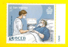 SAN MARINO 2021 65° Anniver. Banca Di Sviluppo Consiglio D'Europa - New Stamp - Ungebraucht