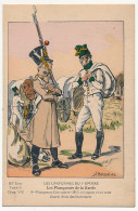 Uniformes Du 1er Empire - Les Flanqueurs De La Garde - Flanqueurs-Grenadiers-1813 Capote Et Veste (dos Sans Impression) - Uniformen