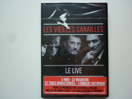 J.Hallyday, E.Mitchell, J.Dutronc Dvd Les Vieilles Canailles Le Live - DVD Musicali