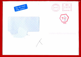 Delcampe - 1997 - Grande Bretagne - Lettre Pour La France - Insuffisance D'affranchissement - Taxée Cachet Hexagonal "T 6/31" - Postage Due