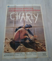 Une Affiche De Cinéma Originale Charly Année 1968 D'après Le Roman De Daniel Keyes  ( 160 Cm X 120 Cm    ) - Afiches & Pósters