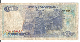 INDONESIE 1000 RUPIAH 1992-94 VF P 129 C - Indonesië