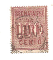 (REGNO D'ITALIA) 1884, SEGNATASSE, 100L - 1 Francobollo Usato, Annulli Con Data In Corso Di Validità - Portomarken