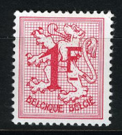 België R6 - Cijfer Op Heraldieke Leeuw - 1F Helrood - Coil Stamps