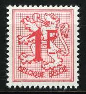 België R6 - Cijfer Op Heraldieke Leeuw - 1F Helrood  - Coil Stamps