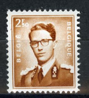 België R30 - Koning Boudewijn - 2,50 Roodbruin - Brun-rouge - Rolzegel Met Nummer - Avec Numéro Au Verso - Coil Stamps