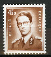 België R40 - Koning Boudewijn - 4,50 Bruin - Brun - Rolzegel Zonder Nummer - Sans Numéro Au Verso - Coil Stamps