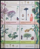 Argentina 2015 Trees And Their Medical Uses Souvenir Sheet MNH - Unused Stamps
