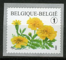 België R113 - Bloemen - Buzin (3824) - Tagetes Patula - Afrikaantje - 2008 - Zelfklevende Rolzegel  - Rollen