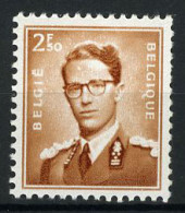 België R30 - Koning Boudewijn - 2,50 Licht Oranjebruin - Brun-orange Clair - Rolzegel Met Nummer - Avec Numéro Au Verso - Coil Stamps