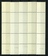 België R28-31-33-38-42 - Koning Boudewijn - Roi Baudouin - Stroken Van 5 Met IDENTIEKE Nummer:  770 - Coil Stamps